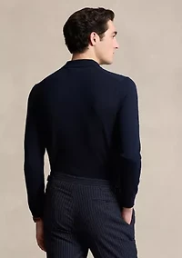 Wool Polo-Collar Sweater