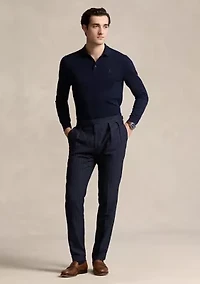 Wool Polo-Collar Sweater