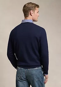 Washable Wool V-Neck Sweater