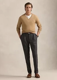 Washable Wool V-Neck Sweater