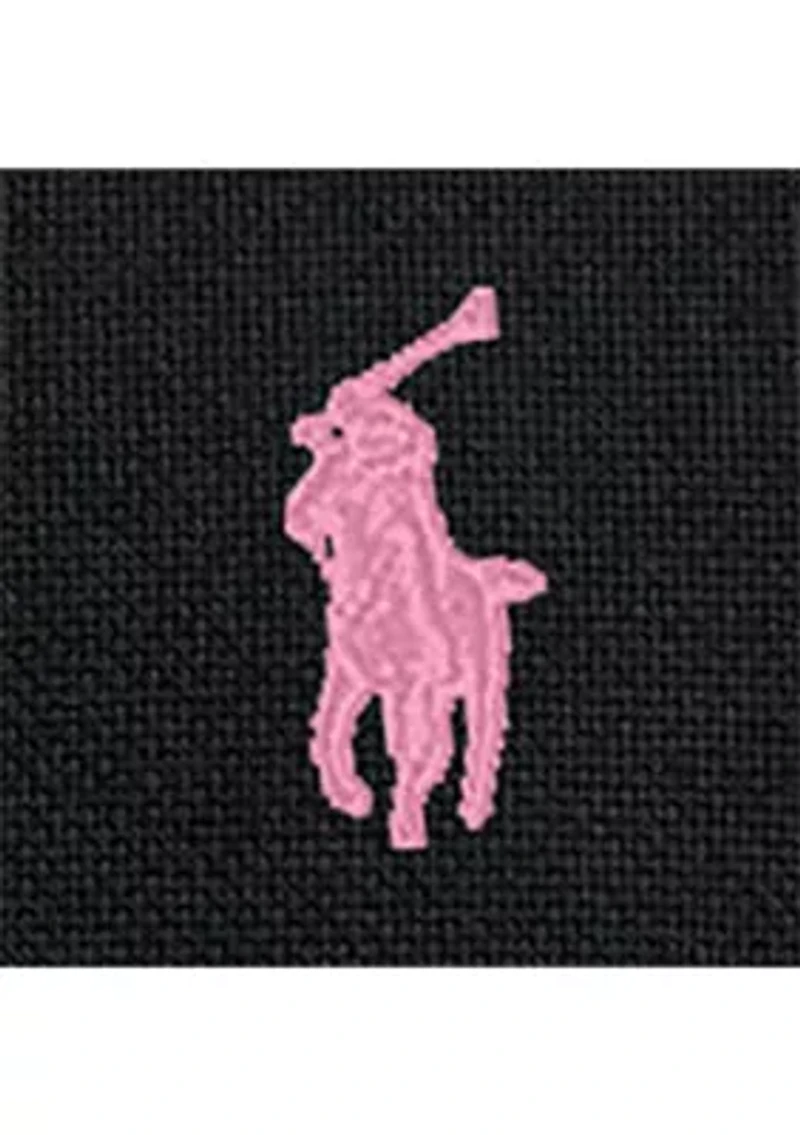Pink Pony Stretch Mesh Polo Shirt