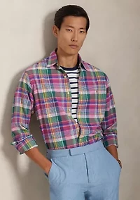 Classic Fit Striped Oxford Shirt