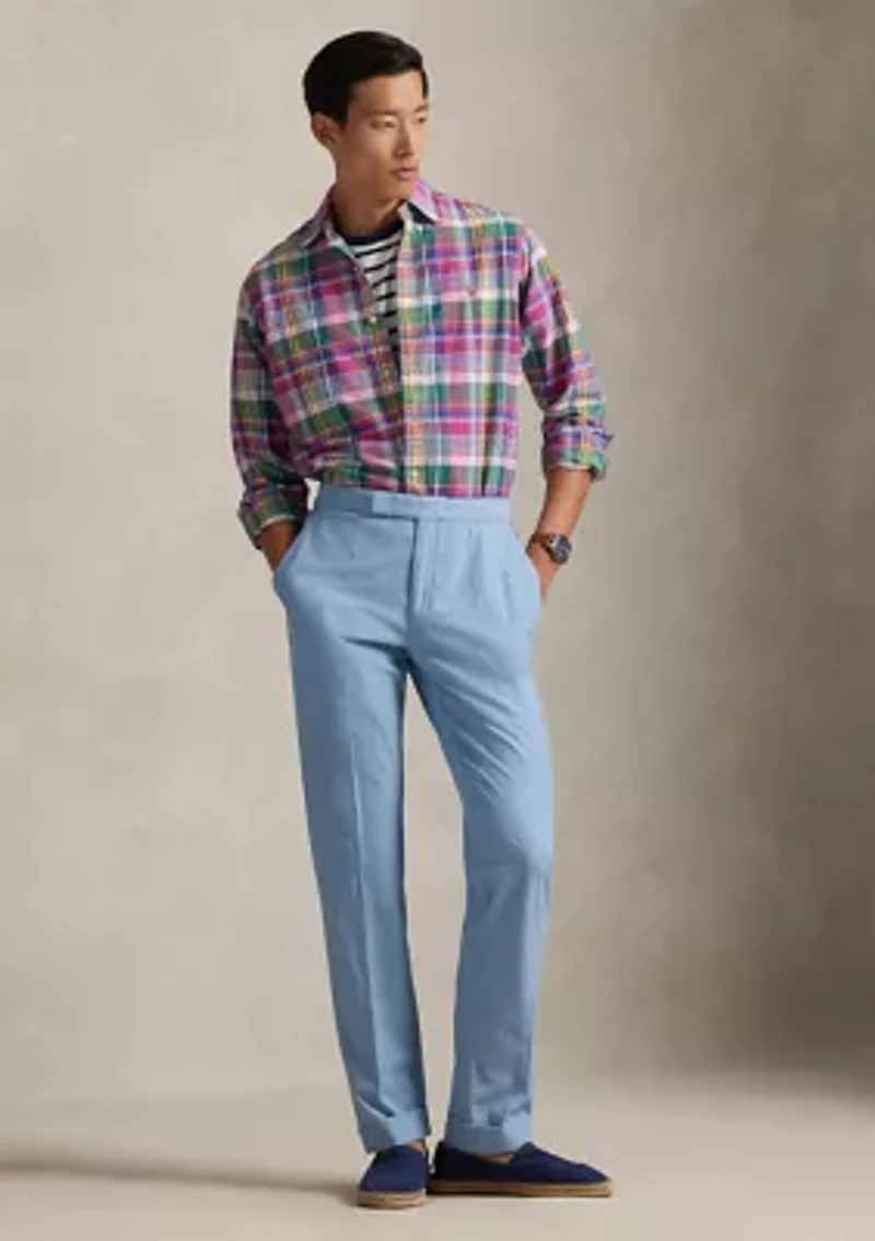 Classic Fit Striped Oxford Shirt