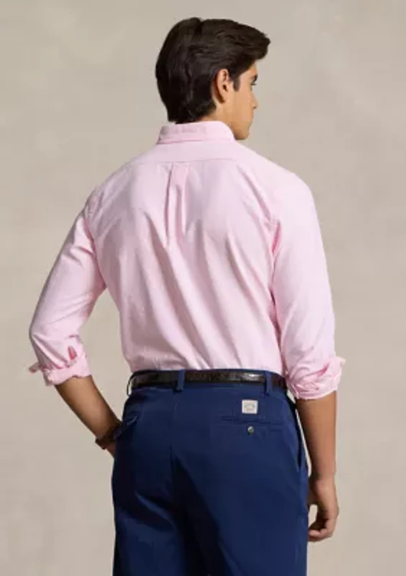 Classic Fit Striped Oxford Shirt