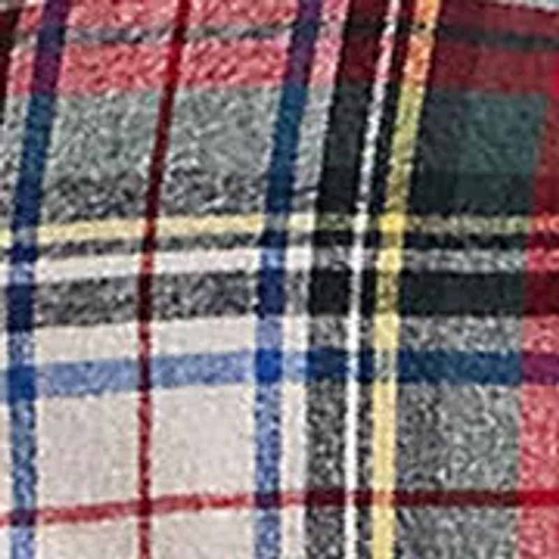 Classic Fit Plaid Brushed Oxford Shirt
