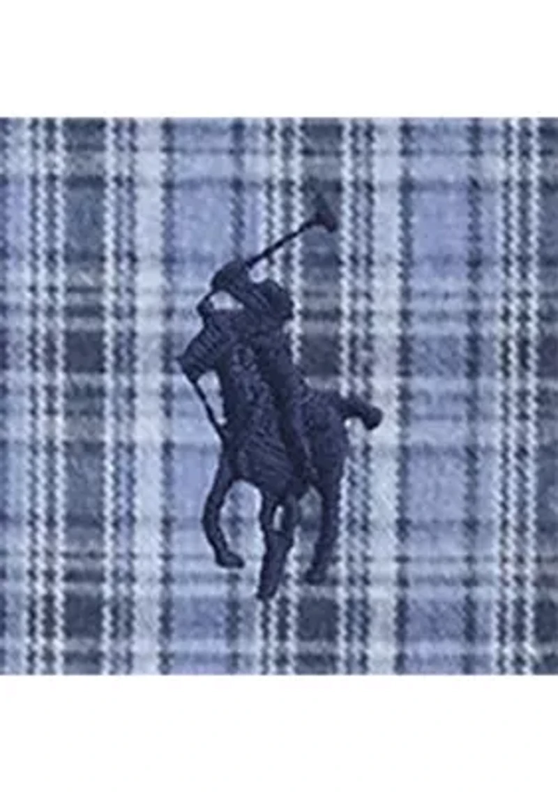 Classic Fit Plaid Brushed Oxford Shirt