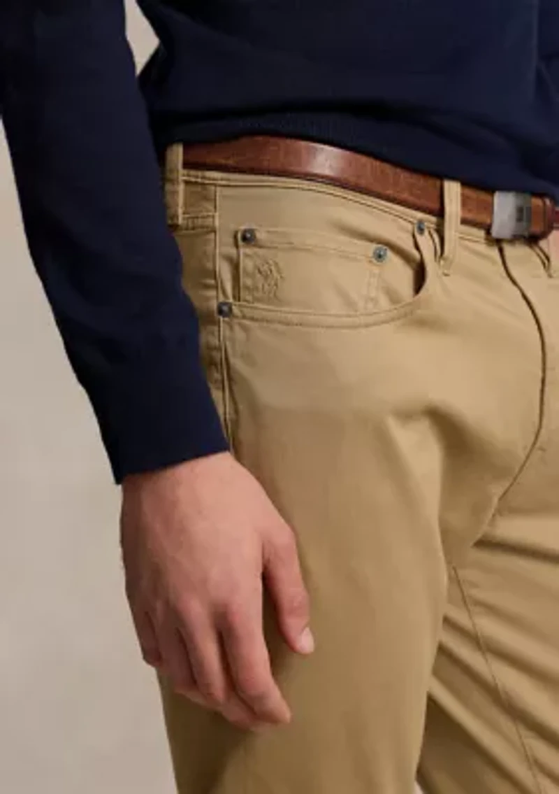 Men's Varick Slim Straight Stretch Sateen Pants