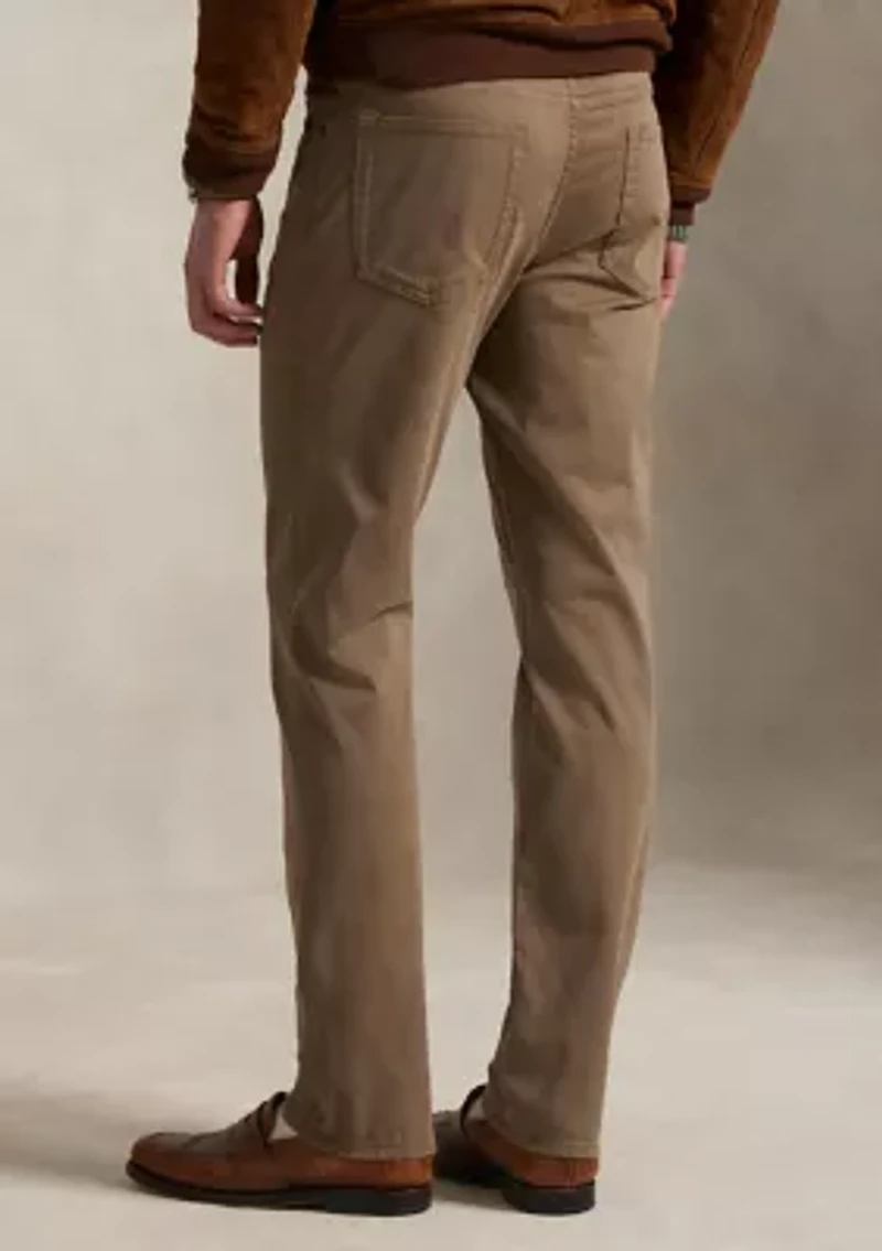 Varick Slim Straight Stretch Sateen Pants