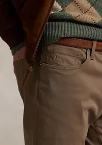 Varick Slim Straight Stretch Sateen Pants