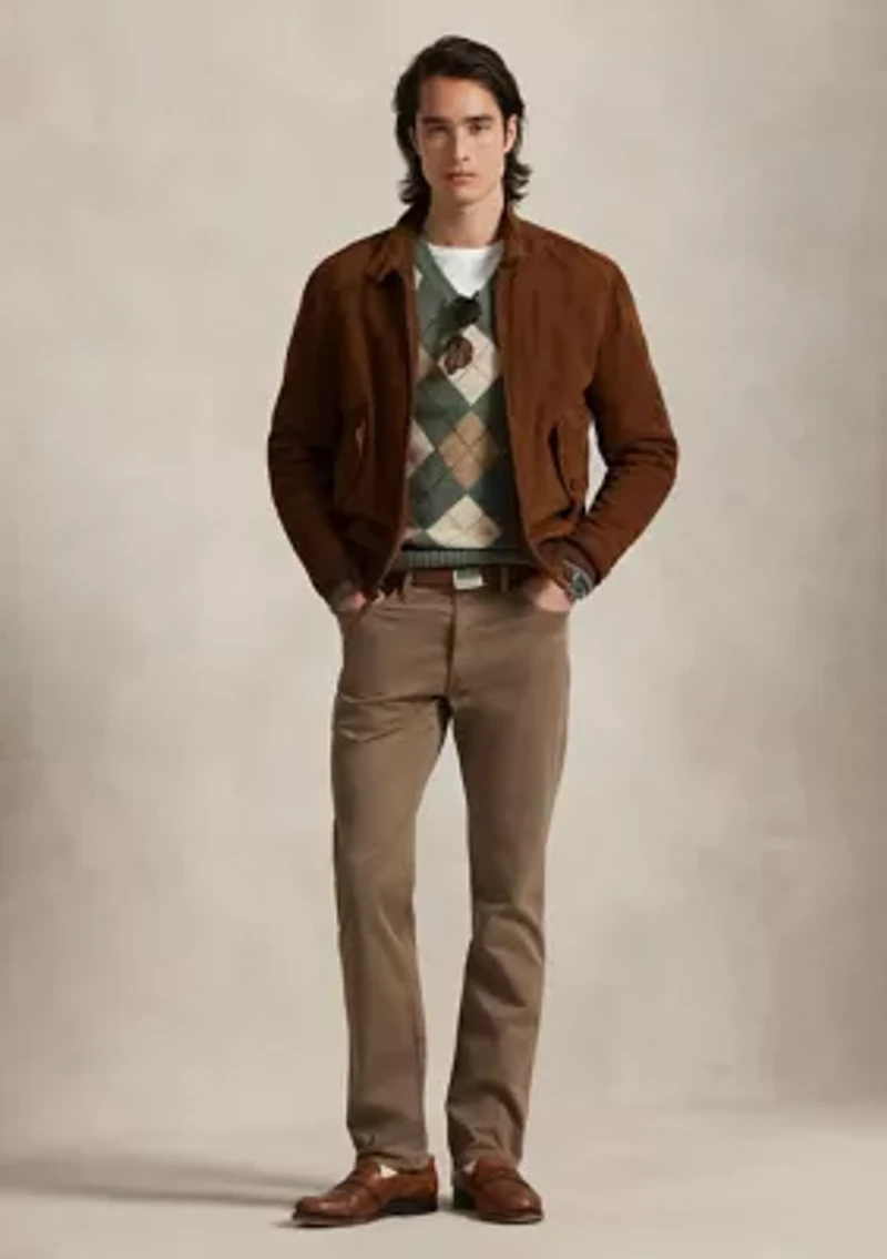 Varick Slim Straight Stretch Sateen Pants