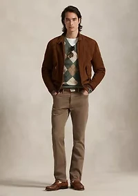 Varick Slim Straight Stretch Sateen Pants