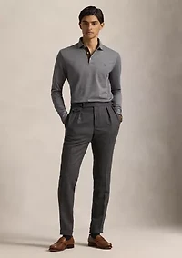 Custom Slim Fit Herringbone Polo Shirt
