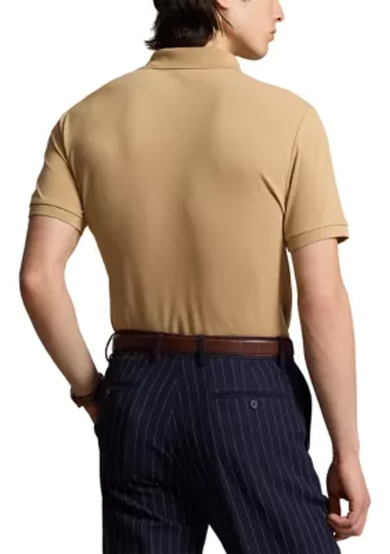 Classic Fit Stretch Mesh Polo Shirt