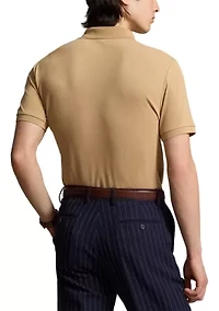 Classic Fit Stretch Mesh Polo Shirt