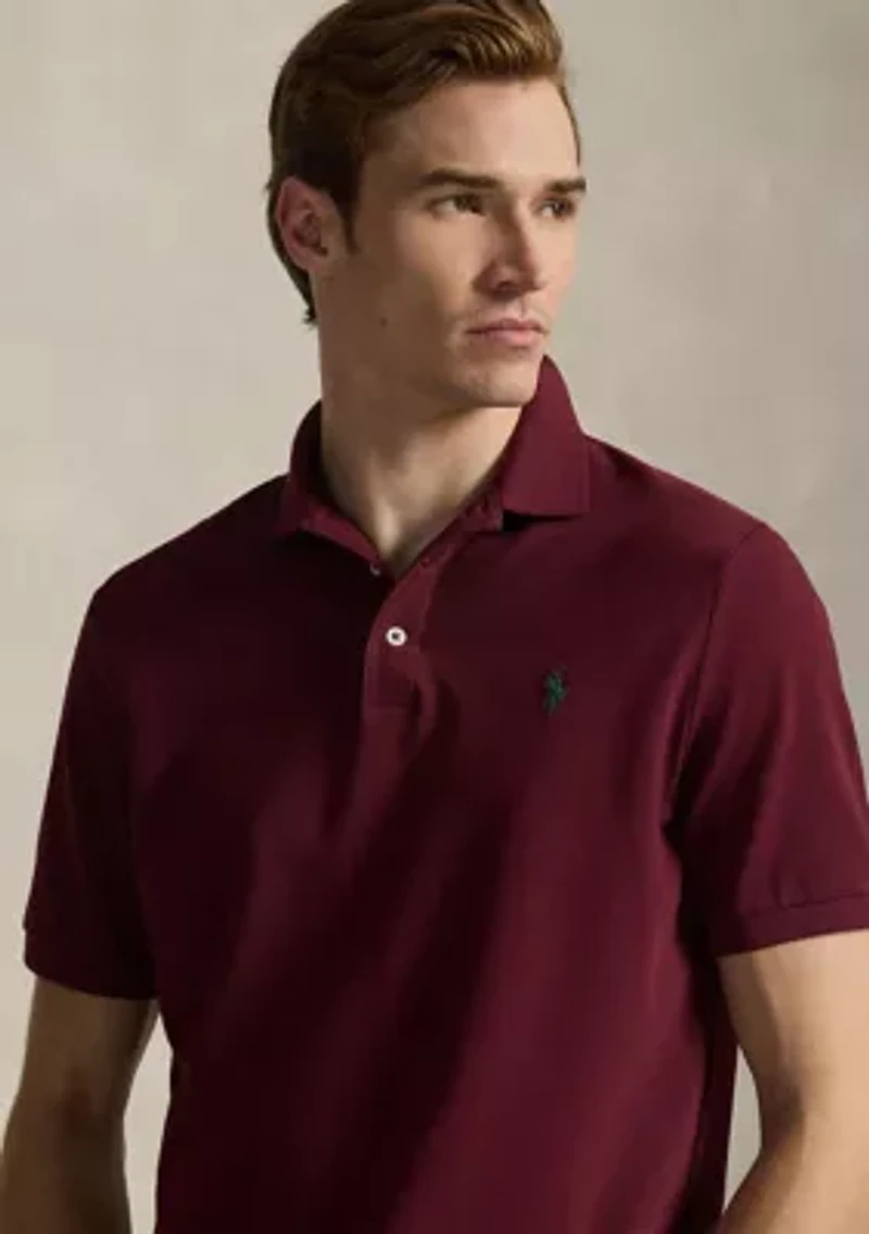 Classic Fit Stretch Mesh Polo Shirt