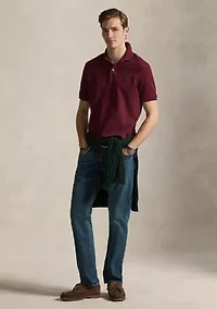 Classic Fit Stretch Mesh Polo Shirt