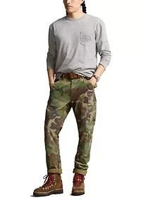 Classic Fit Slub Jersey Graphic T-Shirt
