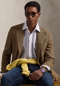 Men's Custom Fit Striped Oxford Shirt