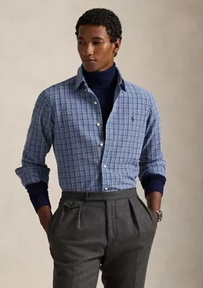 Men's Custom Fit Brushed Oxford Shirt