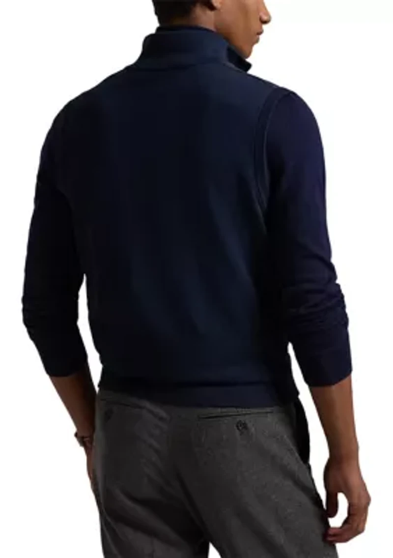 Hybrid Full Zip Sweater Vest