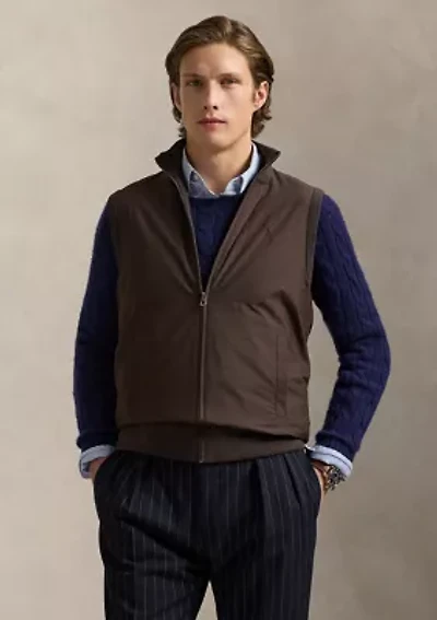 Men's Hybrid Full-Zip Sweater Vest