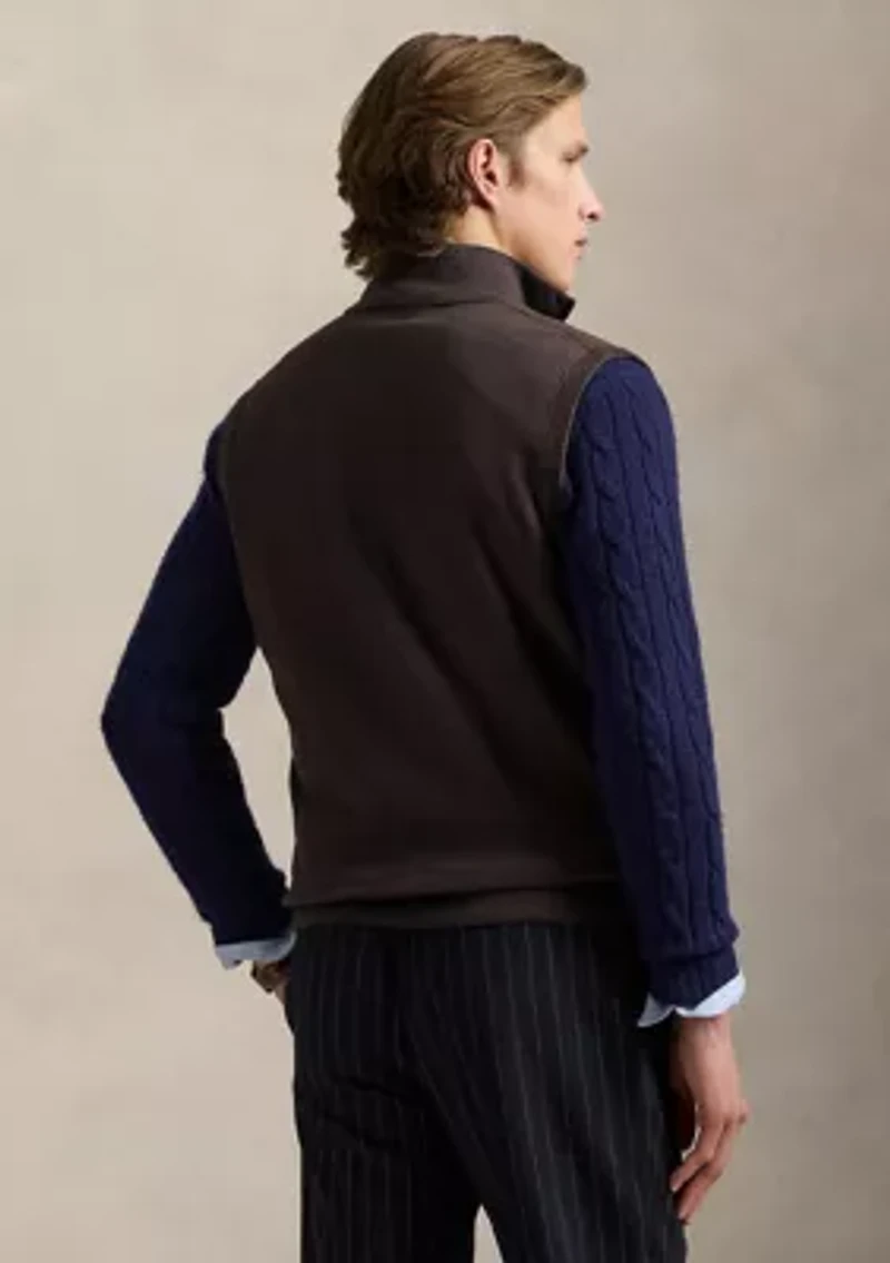 Men's Hybrid Full-Zip Sweater Vest