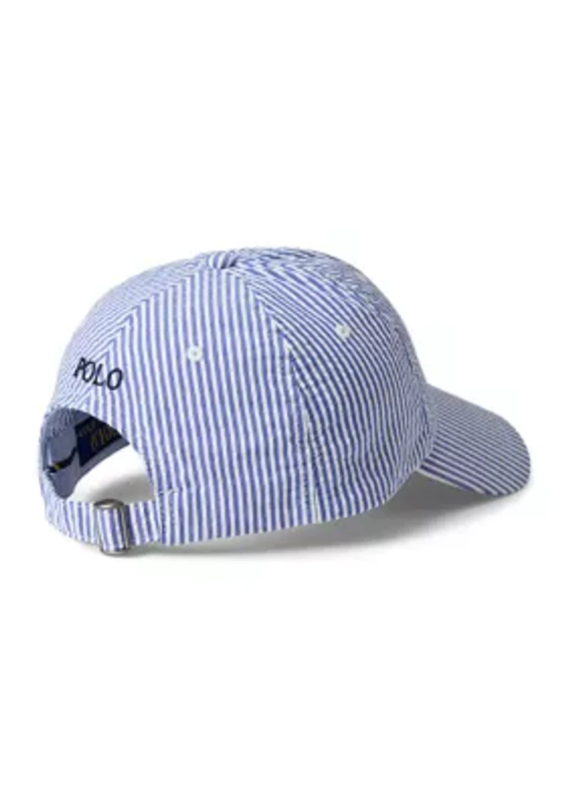 Seersucker Ball Cap