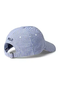 Seersucker Ball Cap