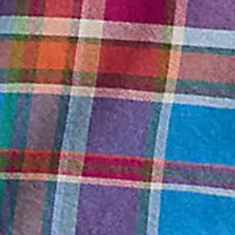 Classic Fit Plaid Oxford Shirt