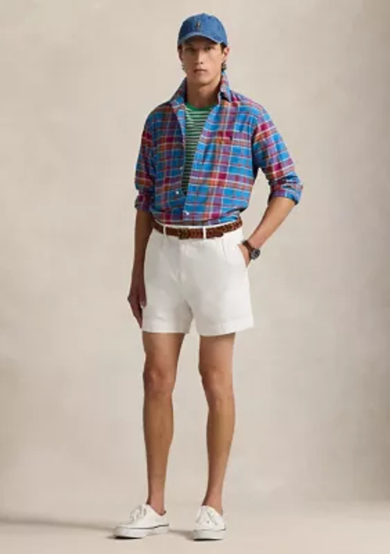 Classic Fit Plaid Oxford Shirt