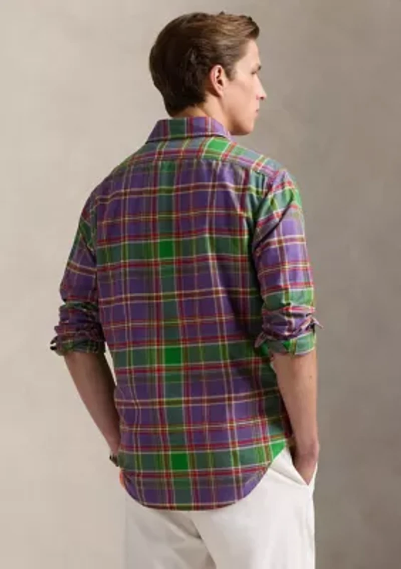 Classic Fit Plaid Oxford Workshirt