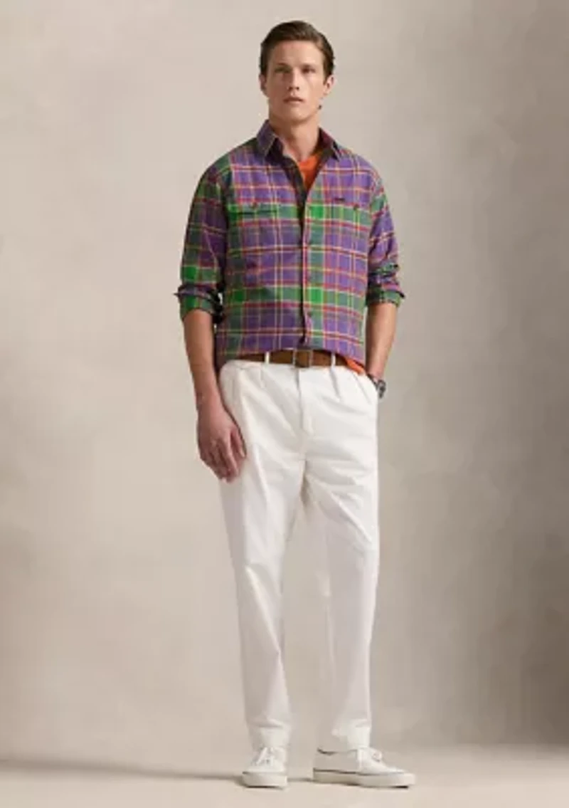 Classic Fit Plaid Oxford Workshirt