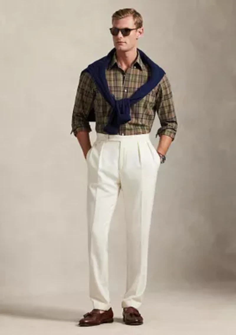 Men's Classic Fit Plaid Performance Shirt