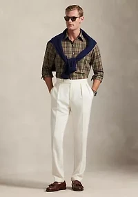 Men's Classic Fit Plaid Performance Shirt