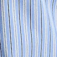 Classic Fit Striped Stretch Poplin Shirt