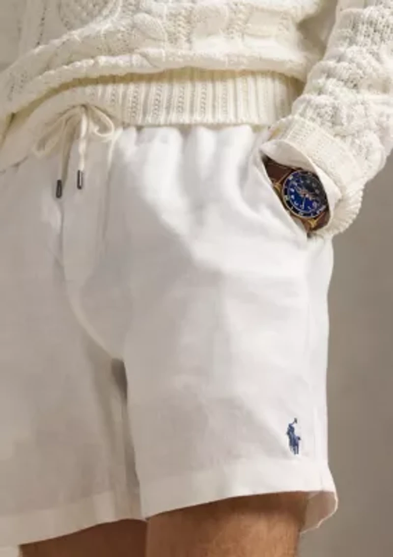 6" Polo Prepster Linen Shorts