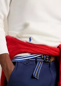 The RL Fleece Logo Collared Sweatshirt