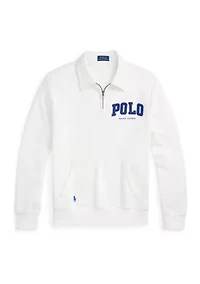 The RL Fleece Logo Collared Sweatshirt