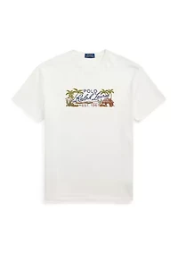 Classic Fit Embroidered Jersey T-Shirt