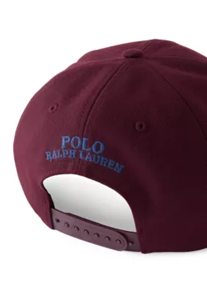 Twill High-Crown Ball Cap