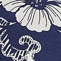 Classic Fit Hibiscus Mesh Polo Shirt