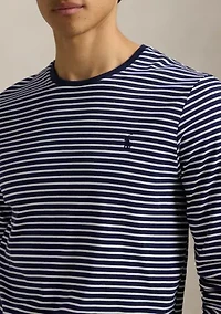 Custom Slim Striped Soft Cotton T-Shirt