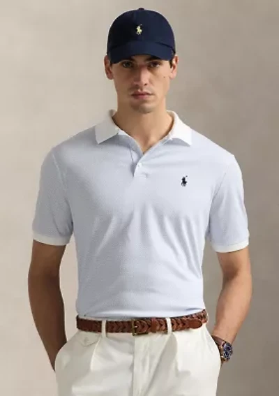 Classic Fit Print Soft Cotton Polo Shirt