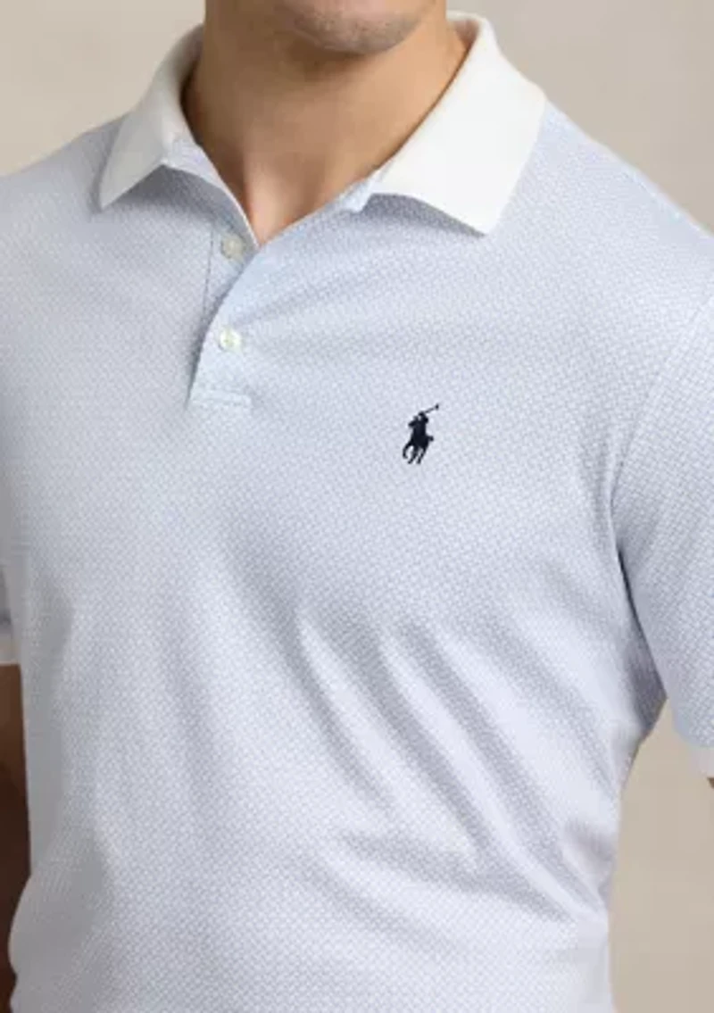 Classic Fit Print Soft Cotton Polo Shirt