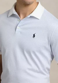 Classic Fit Print Soft Cotton Polo Shirt