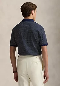 Classic Fit Print Soft Cotton Polo Shirt