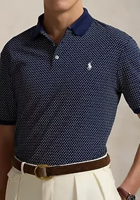 Classic Fit Print Soft Cotton Polo Shirt