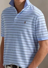 Classic Fit Striped Soft Cotton Polo Shirt