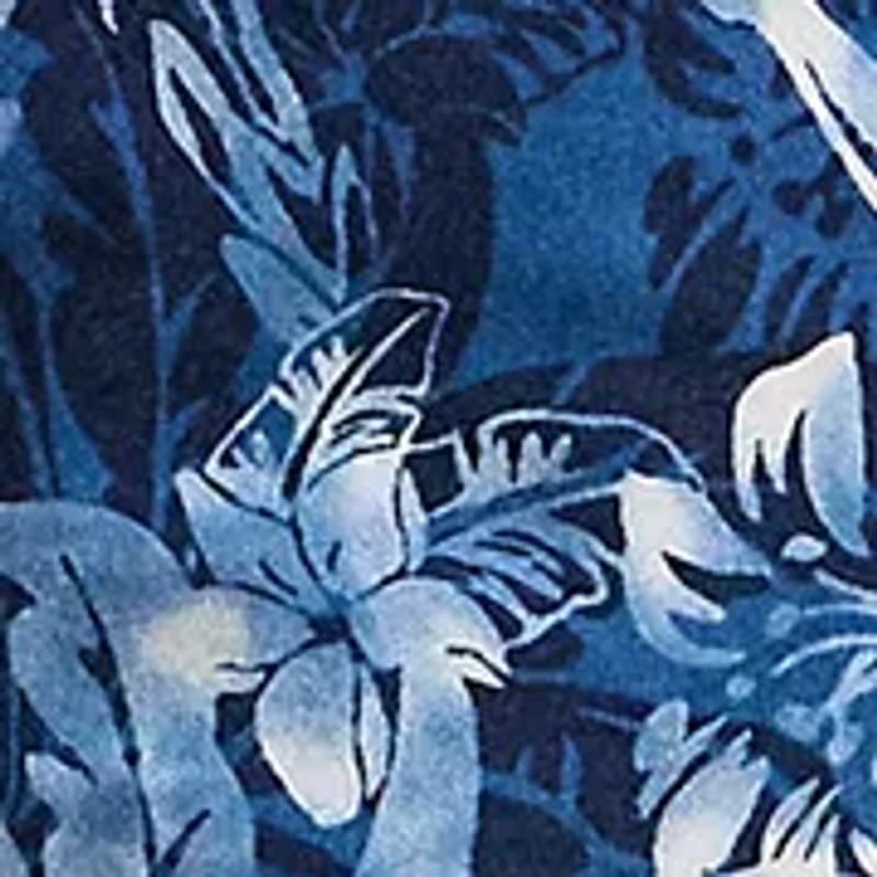 Tropical-Print Jersey Hooded T-Shirt
