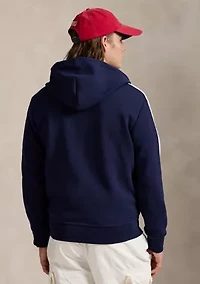 Logo Double-Knit Mesh Hoodie